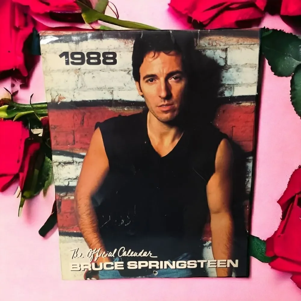 Bruce Springsteen 1988 Official Calendar Vintage Wall Decor Large Paper Photos. - Picture 7 of 16